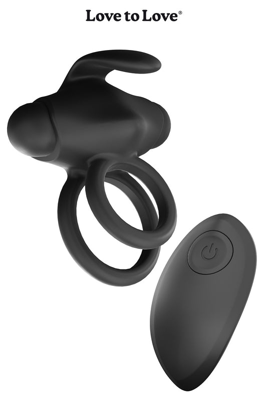 Un sextoy pour couple par excellence. A la fois double cockring pour Monsieur permettant de maintenir l'érection, et...
