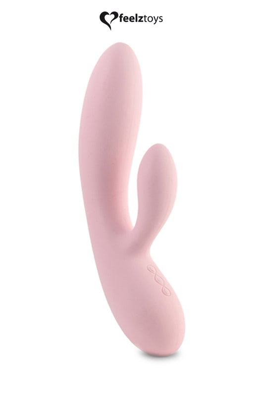 Sextoy rabbit en silicone soyeux de qualité médicale, idéal pour la stimulation simultanée du clitoris et du point G,...