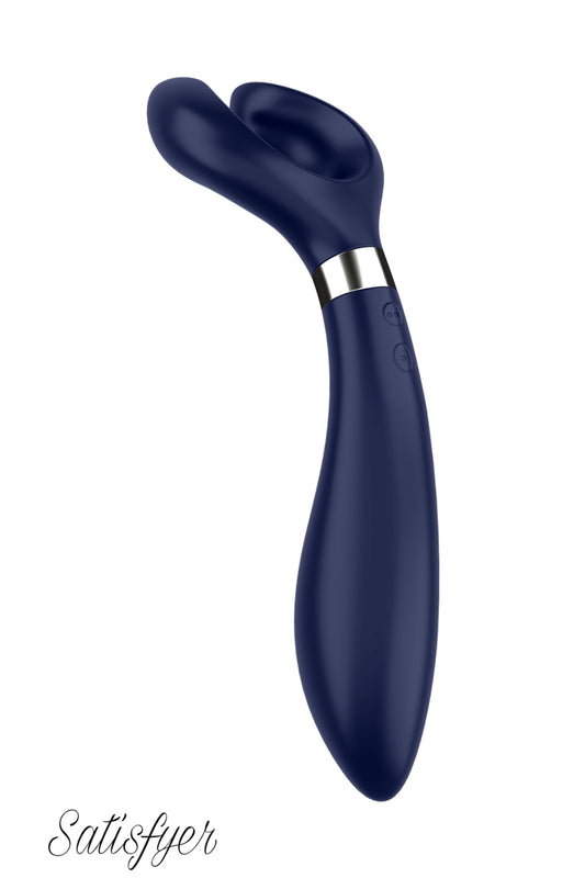 Stimulateur rechargeable multi fonctions avec tête rotative à 180°, 3 moteurs indépendants, offrant plus de 32 possib...