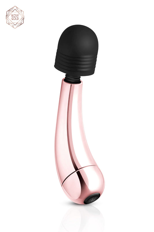 Mini, puissant, simple à utiliser, rechargeable, étanche, forme courbée, et cerise sur le gâteau : de couleur rose go...