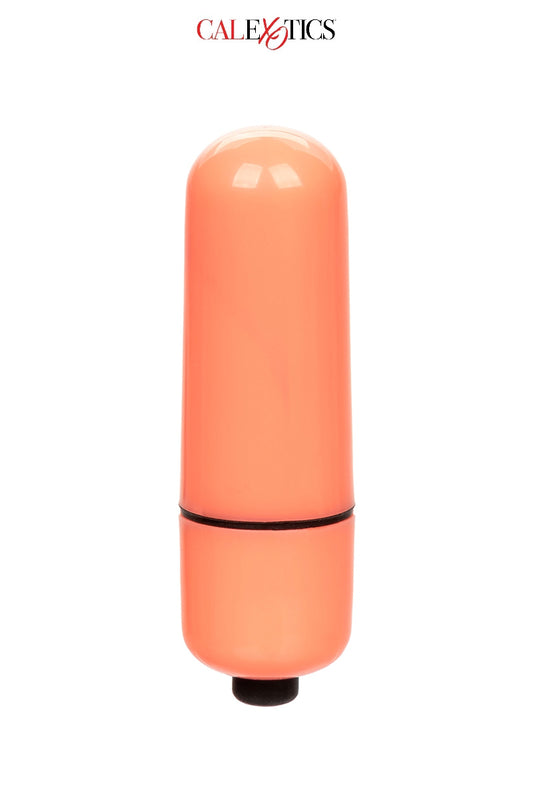 Mini vibro Bullet de voyage fun et flashy, simple à utiliser avec 1 bouton de commande unique et 3 vitesses de vibrat...