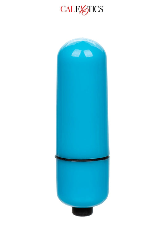 Mini vibro Bullet de voyage fun et flashy, simple à utiliser avec 1 bouton de commande unique et 3 vitesses de vibrat...