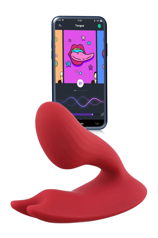 Le Magic Umi Smart Wearable Dual-Motor Vibrator est un double vibromasseur connecté, rechargeable et ergonomique qui...