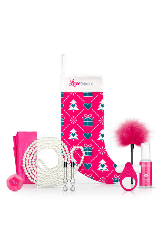 La marque Loveboxxx présente sa chaussette du père Noël , le cadeau coquin à glisser sous le sapin en toute discétion...