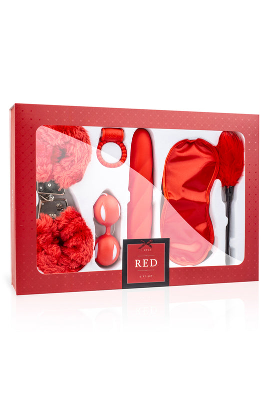Box coquine I Love Red Couples de la marque Loveboxxx. La box I Love Red Couples contient 6 accessoires coquins : - 1...
