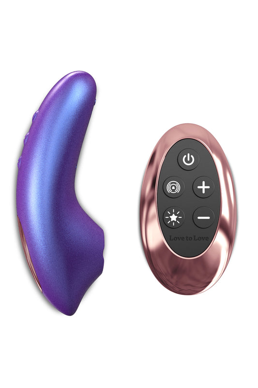 Dreamer ultra thin Sense Touch silicone massager est un luxueux stimulateur clitoridien télécommandé de la marque Lov...