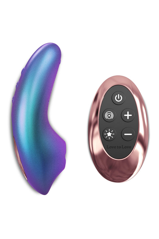 Dreamer ultra thin Sense Touch silicone massager est un luxueux stimulateur clitoridien télécommandé de la marque Lov...