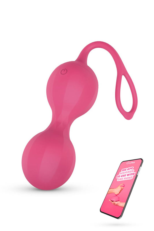 EasyToys présente EasyConnect Stella Vibrating Kegel Balls, des Boules de Geisha vibrantes contrôlées à distance par...