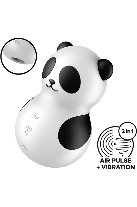 Double stimulateur Satisfyer Pocket Panda : un sextoy 100% féminin avec stimulation par ondes de pression (sans conta...