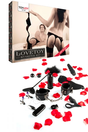 Coffret sextoys complet avec 11 accessoires intimes pour homme et femme, par ToyJoy Contenu du coffret: - 1 paire de...