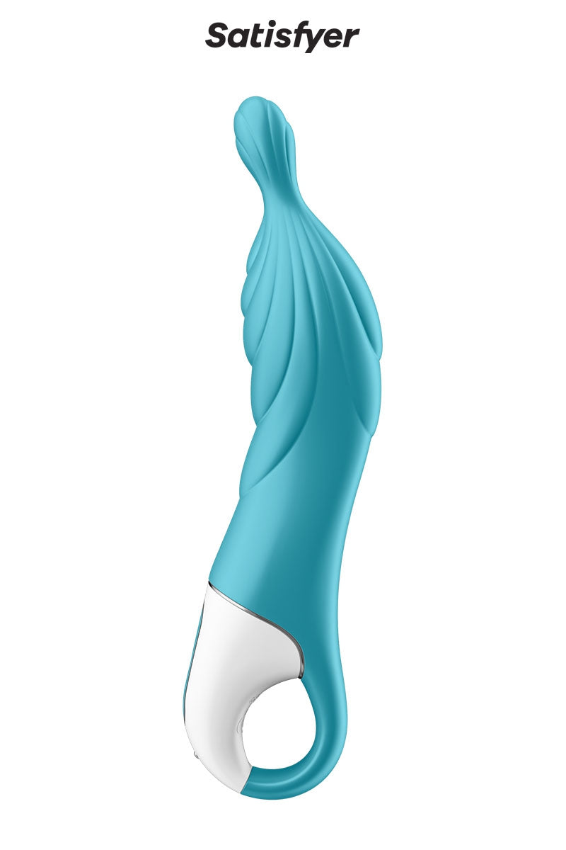 Puissant vibro rechargeable en silicone spécial point A. Avec sa texture douce, sa forme courbée et sa pointe flexibl... - vue 2