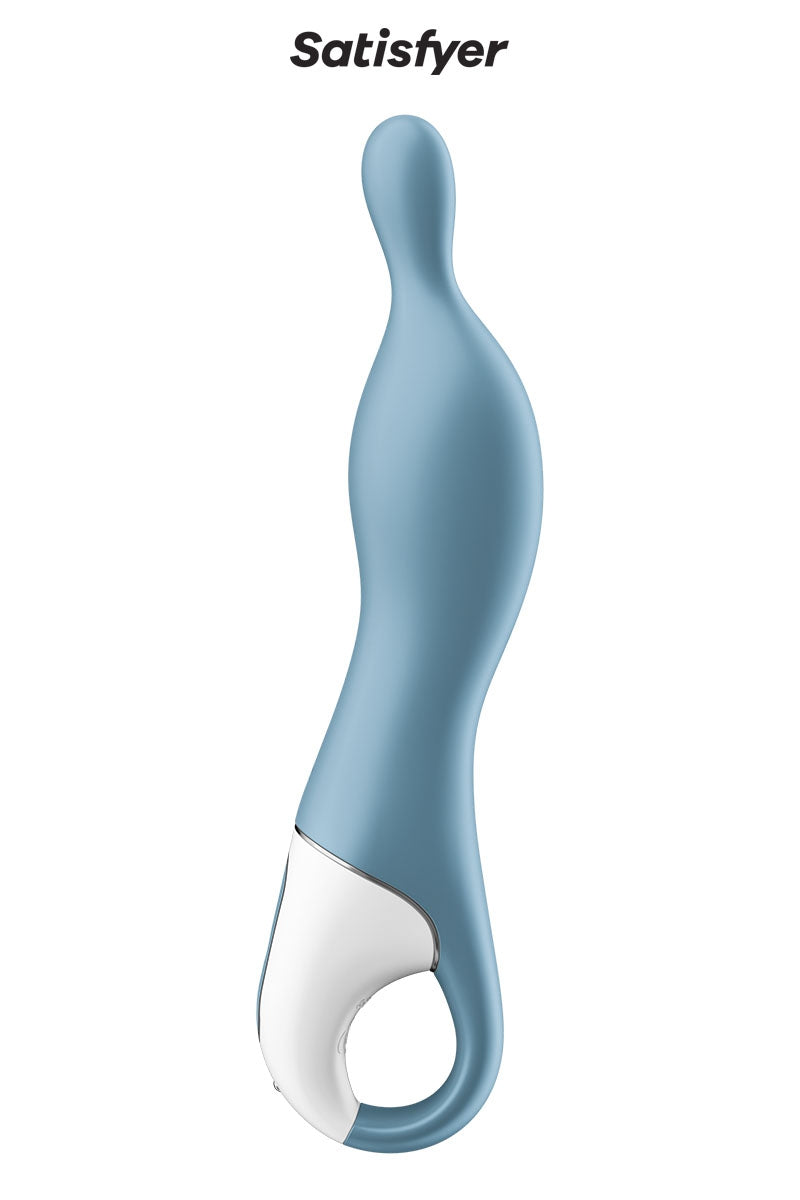 Puissant vibro rechargeable en silicone spécial point A. Avec sa texture douce, sa forme courbée et sa pointe flexibl... - vue 2