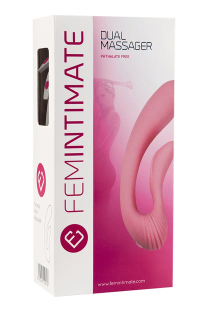 Le Vibro Dual Massager de Femintimate est un vibromasseur rechargeable aux deux extrémités ultra flexibles, conçu pou... - vue 2