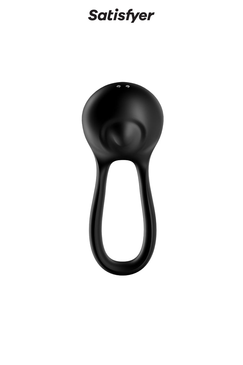 Le Cockring vibrant Majestic Duo de Satisfyer possède une longue boucle flexible qui peut être torsadée pour s'adapte... - vue 2