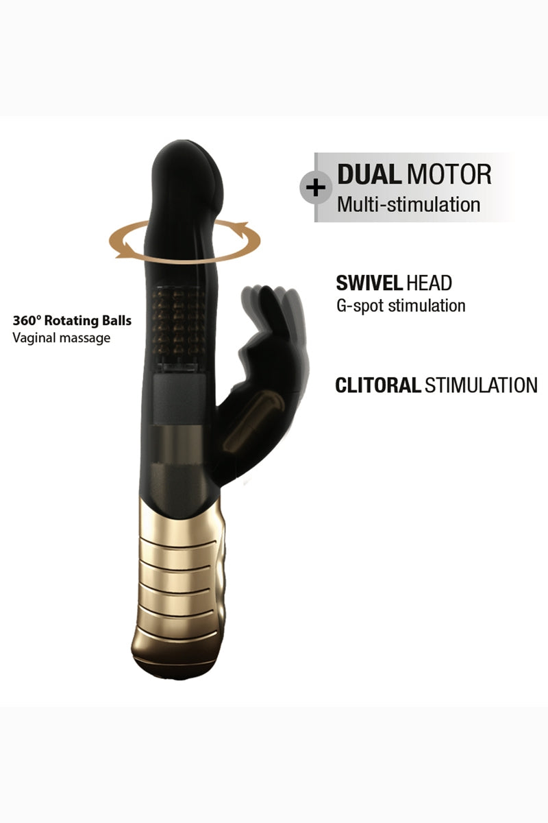 Le Baby Rabbit de Dorcel est un vibromasseur vaginal et clitoridien. Sa nouvelle version 2.0 est conçue en silicone d... - vue 4