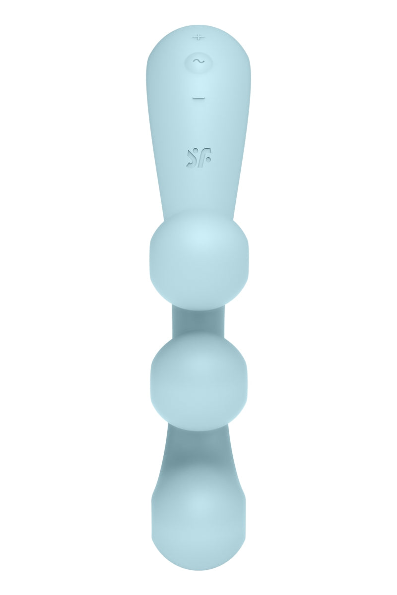 La marque Satisfyer présente le Multi-vibromasseur Tri Ball 2, un sextoy adapté au plaisir féminin qui permet la stim... - vue 4