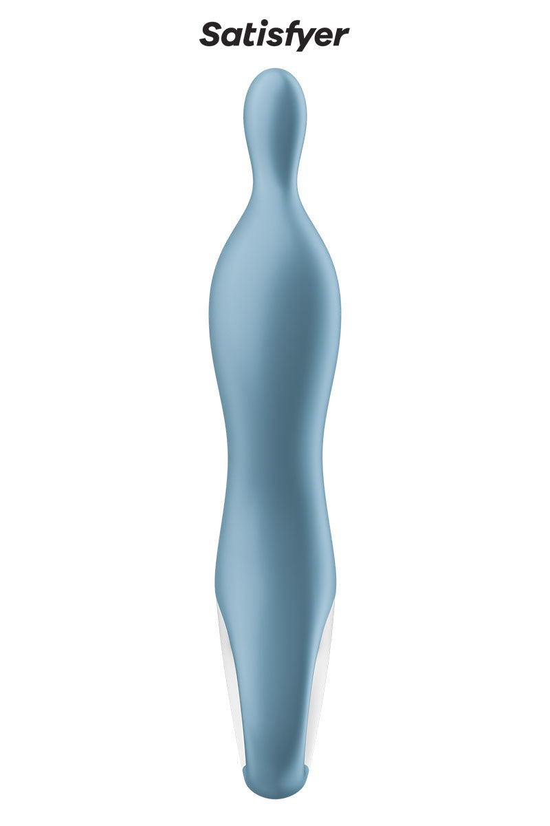 Puissant vibro rechargeable en silicone spécial point A. Avec sa texture douce, sa forme courbée et sa pointe flexibl... - vue 4