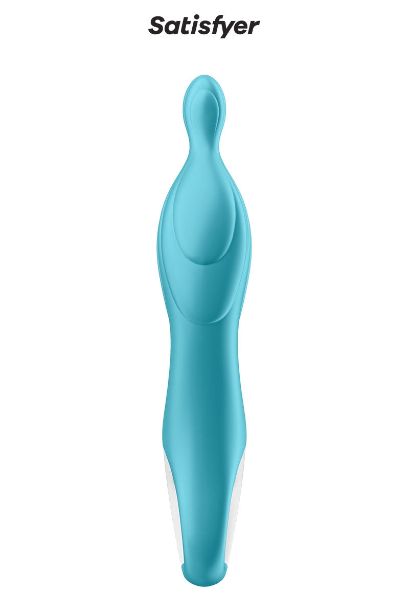 Puissant vibro rechargeable en silicone spécial point A. Avec sa texture douce, sa forme courbée et sa pointe flexibl... - vue 4