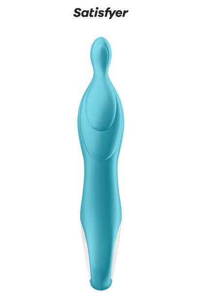 Puissant vibro rechargeable en silicone spécial point A. Avec sa texture douce, sa forme courbée et sa pointe flexibl... - vue 4